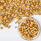 Sugarzy Edible Pearl Sprinkles, Gold Pearl Star Rods, 130g Baking Decorations for Cakes, Cupcakes, Cookies, and Ice Cream