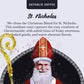 St. Nicholas Christmas Blend (Whole Bean) 12 oz Small-Batch Craft Coffee, Gift for Catholic Faithful & Coffee Lovers