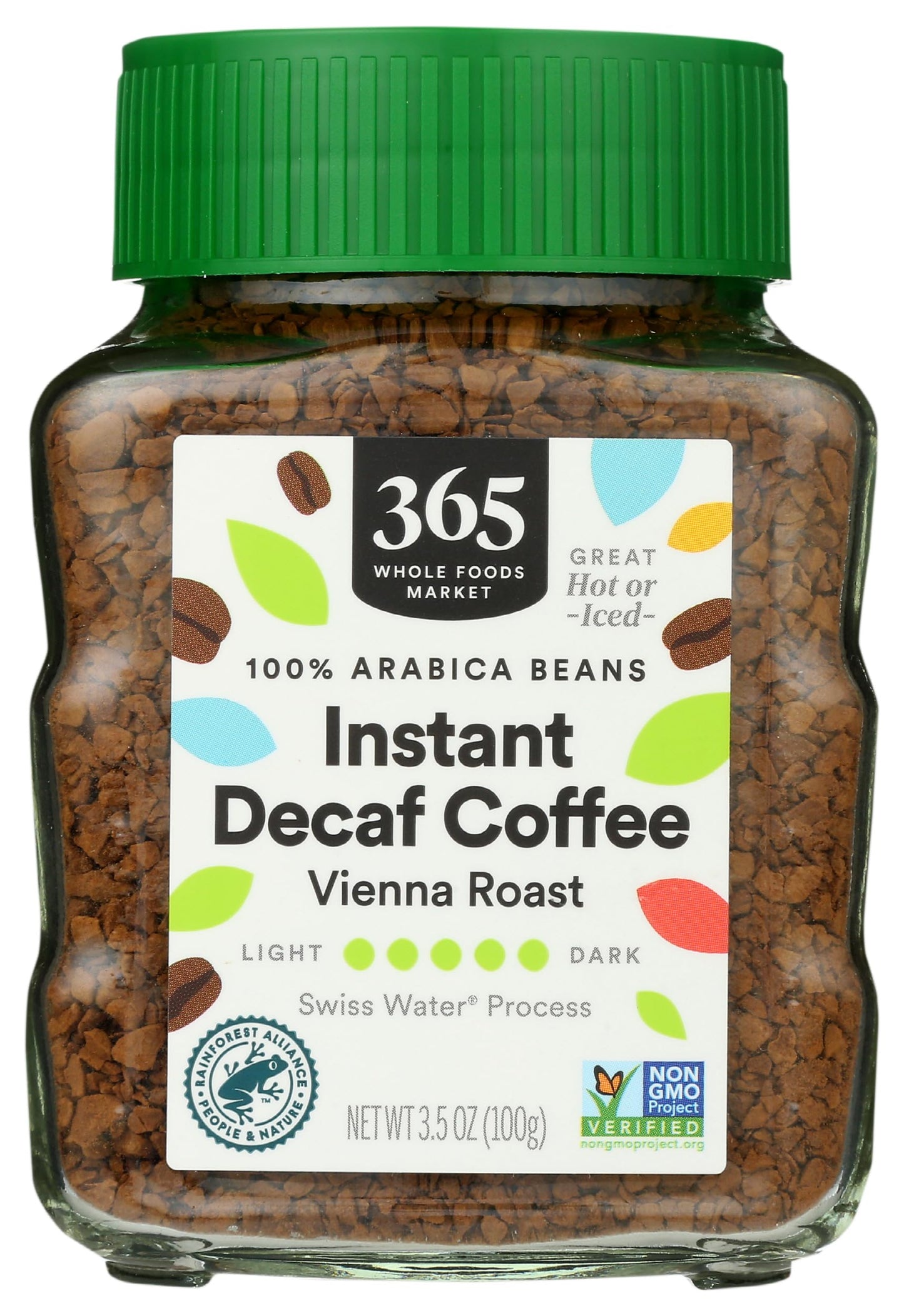 365 by Whole Foods Market Decaf Instant Coffee Dark Vienna Roast 3.5 Ounce