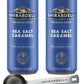 Ghirardelli Sea Salt Caramel Premium Sauce 16 oz Squeeze Bottle (Pack of 2) with Ghirardelli Stamped Barista Spoon