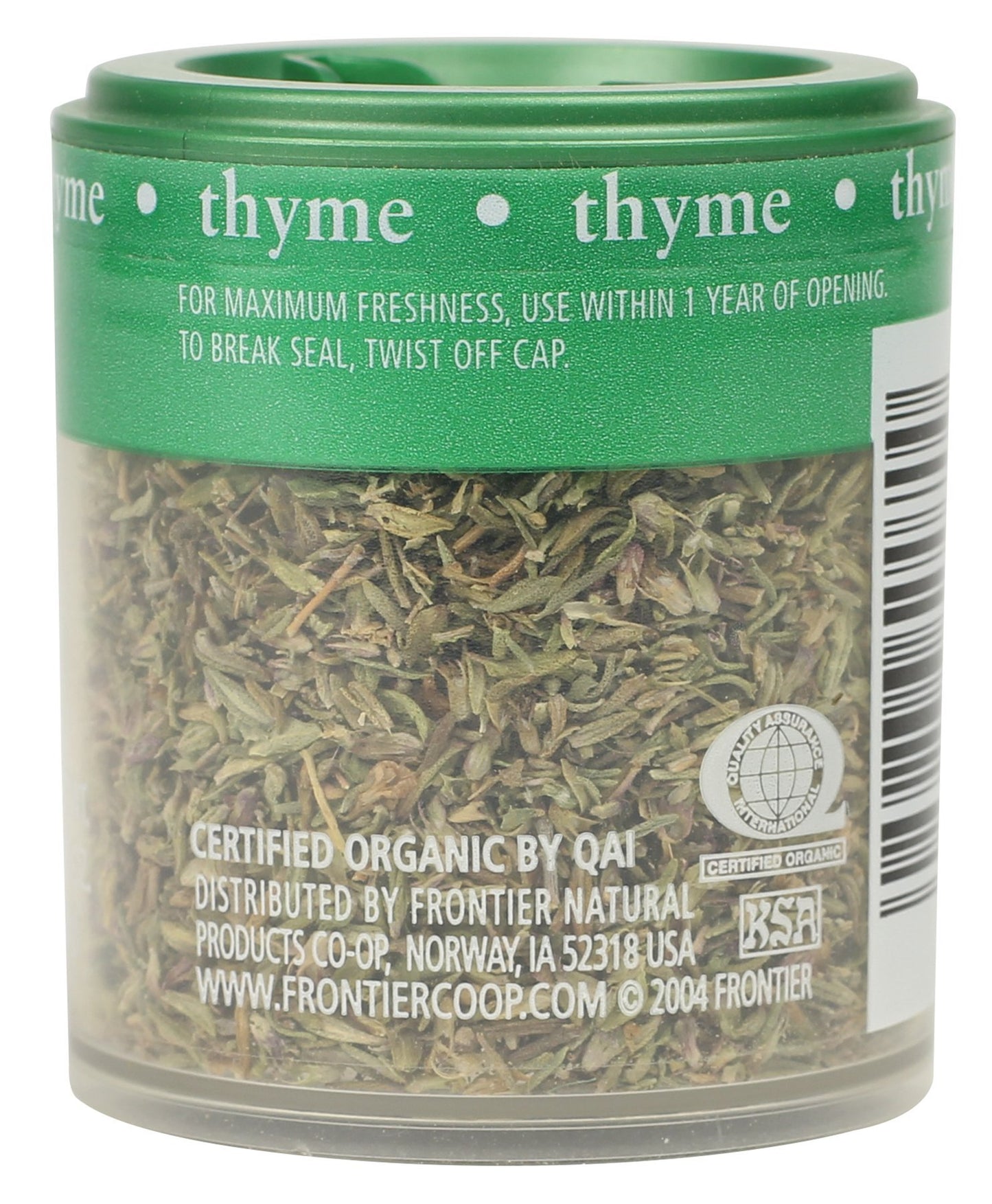 Simply Organic Whole Thyme Leaf, Certified Organic | 0.28 Oz | Thymus Vulgaris L.