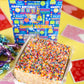 Birthday Love Shower Gift Box By Send A Cake – Ready-To-Gift Music Box With Sweet Caramels & 3 Rainbow Sprinkle Dots Crispy Cake – No Assembly, Perfect Birthday Or Celebration Gift For Women, Men & Kids