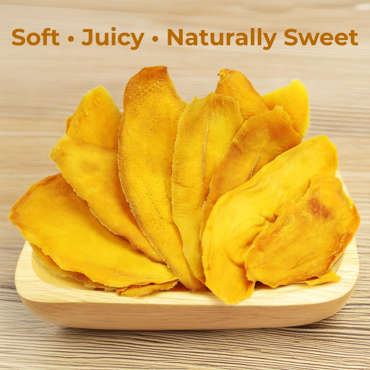 Dried Mango Slices - 33 Lbs Delicious Texture Soft & Juicy No Sugar Added Dried Mango - Naturally Ripened Mangos Dried Fruits -