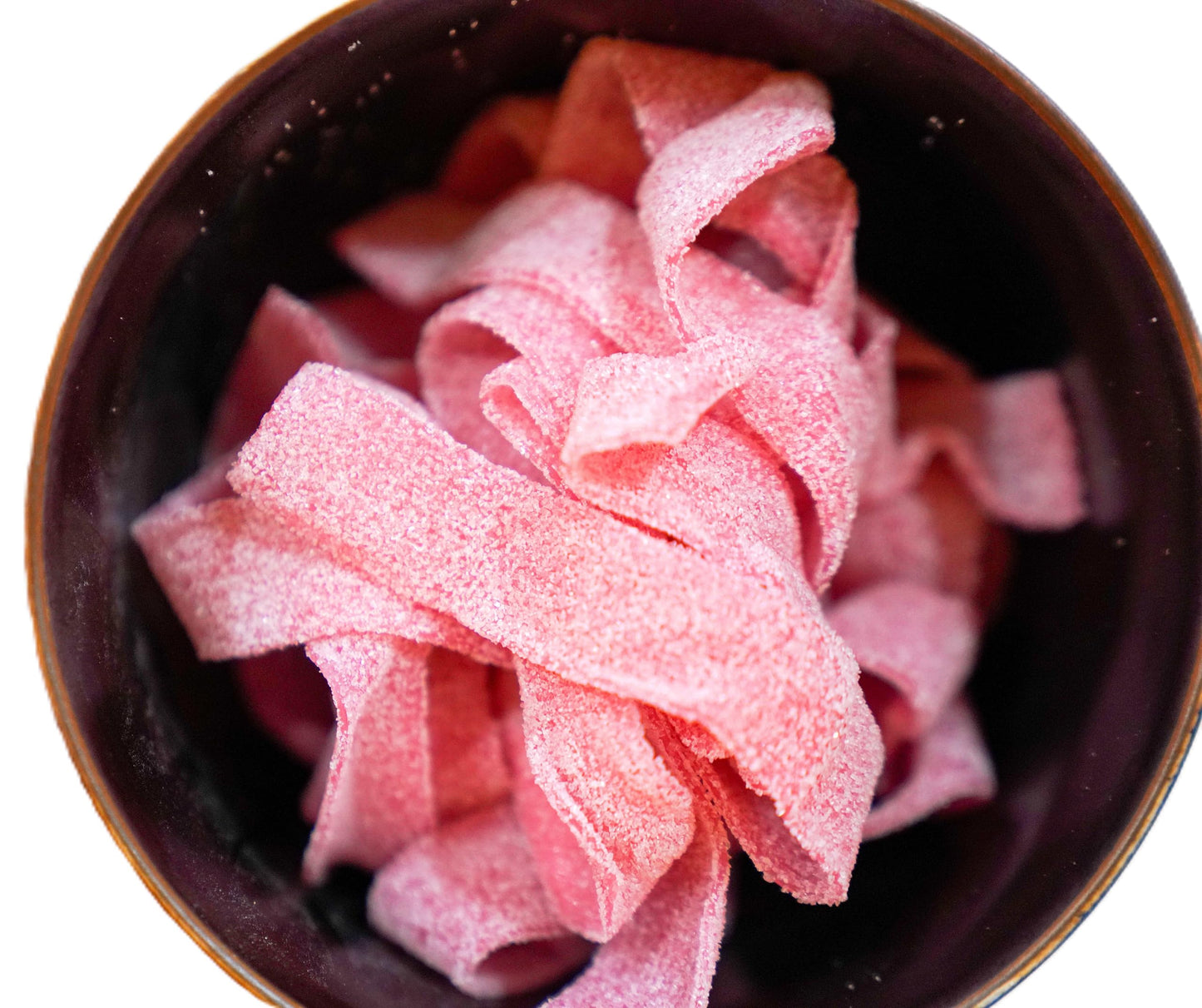 Pink Lemonade Sour Belts - 1 lb of Fresh Chewy Sugar Sanded Sweet Tart Foot Long Candy in Resealable Bag to Ensure Freshness