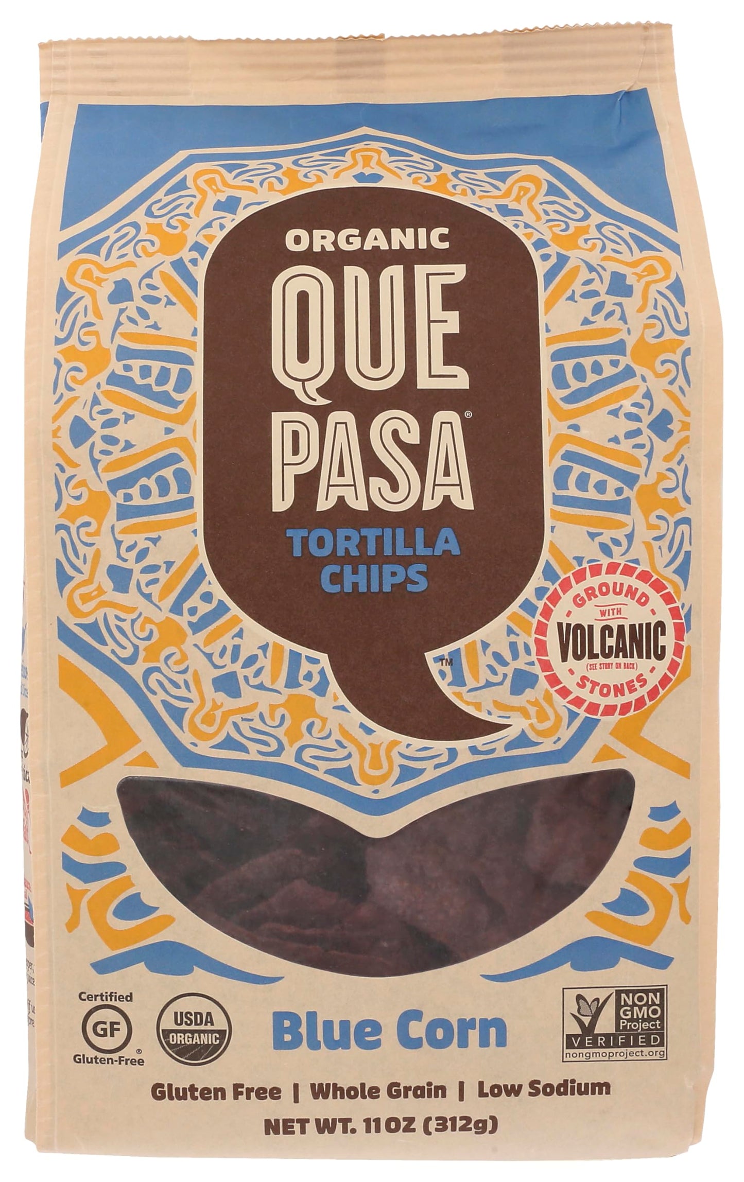 Que Pasa - Tort Chips Blue - Case Of 12-11 Oz