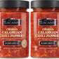 Tuscanini Premium Italian Chopped Calabrian Chili Peppers In Sunflower Oil, 10.9 oz (2 Pack) | All Natural | Nothing Artificial