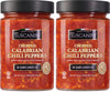 Tuscanini Premium Italian Chopped Calabrian Chili Peppers In Sunflower Oil, 10.9 oz (2 Pack) | All Natural | Nothing Artificial