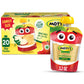 Mott's Applesauce, 3.2 oz clear pouches, 20 pack