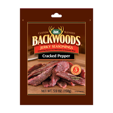 LEM Backwoods Cracked Pepper Seasoning with Cure Packet, 1.75 Pound, Model 9044