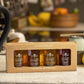 Bee Harmony Classic Honey Flight, Mini Honey Gift Set, 4 Jars, 3 Oz Each, Premium Raw Honey, Made In The Usa