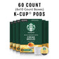 Starbucks K-Cup Coffee Pods, Crème Brûlée Flavor, 100% Arabica, 60 Pods (6 Boxes), Naturally Flavored Coffee