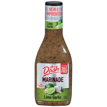 Dash Salt-Free Marinade, Garlic Lime, 12 Ounce (Pack Of 6)