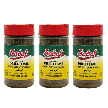Sadaf Ground Dried Lime - Limoo Omani - Dried Lime Powder for Cooking & Food Flavoring - Lime Grounded - Kosher & Vegetarian - 5