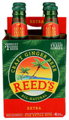 Reeds Ginger malt-inspired Extra Ginger Brew, 4 pk
