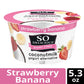 So Delicious Cultured Coconutmilk Dairy-Free Yogurt, Strawberry-Banana, 5.3 Ounce Plant-Based Vegan Dairy-Free Yogurt Alternativ