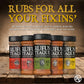 Rufus Teague Bbq Seasoning Gift Set, Big Box O' Rub Bbq Dry Rub For Smoking And Grilling Meat, 5 Flavor Spice Set, Bbq Gifts For Men Who Like Grilling