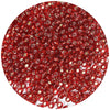 Balafillic Dark Red Silver Lined Color 4Mm Seed Beads About 1200Pcs100Grams In Bag, 60 Glass Craft Beads For Making Bracelet And