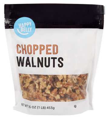Happy Belly Chopped Walnuts, 16 Ounce, Pack of 1