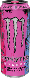 Monster Energy Ultra Fantasy Ruby Red, Sugar Free Energy Drink, 16 Ounce (Pack Of 1)