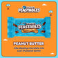 Feastables Peanut Butter Milk Chocolate Chocolate Bar, 1.24 Oz (35G), 24 Count