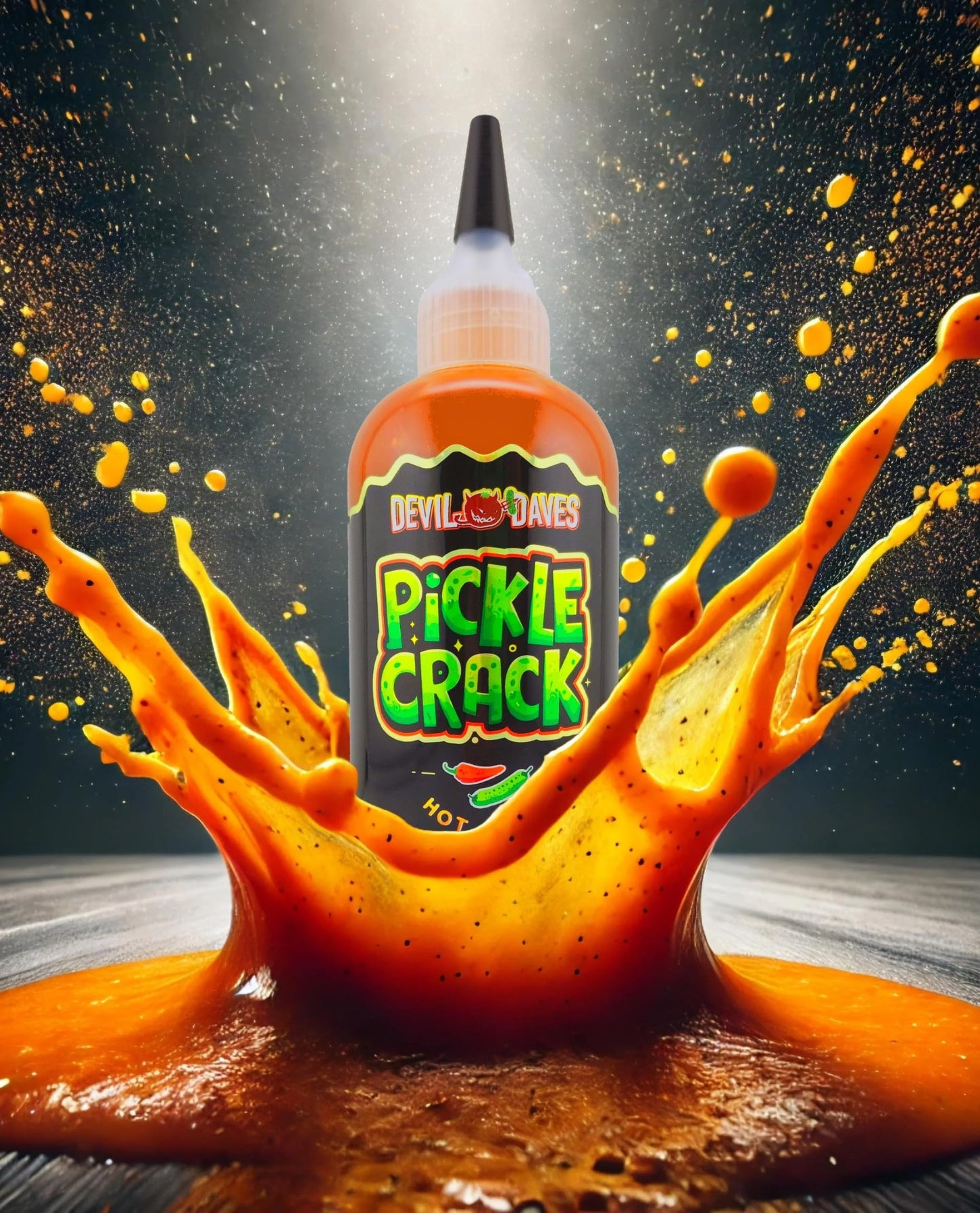 Dill Pickle Hot Sauce - Pickle  | Aged Cayanne Pepper - Zesty Tangy Perfectly Seasoned - Flavor Forward - 9.6 OZ Squeeze bottle | Goes on Anything - Medium heat smooth texture