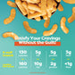 P-Nuff Peanut Butter Puffs - Healthy Vegan Snacks, Low Calorie, High Protein, 4 Oz Bag (Pack of 3)