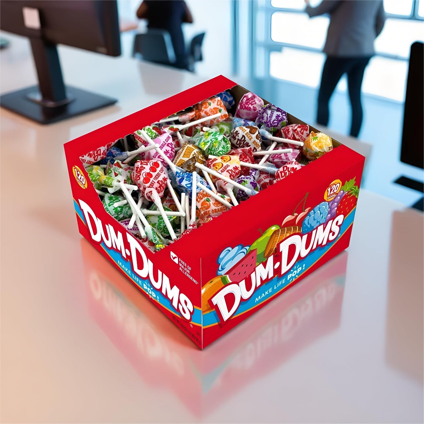 Dum Dums Original Candy Mix Variety Pack - All-Time Classic Flavors, Lollipops Individually Wrapped In Bulk Candy Bag, Assorted