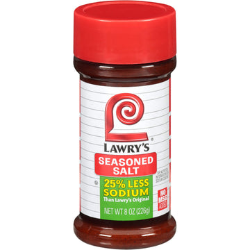 Lawrys 25% Less Sodium Seasoned Salt, 8 oz