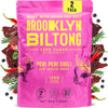 Brooklyn Biltong Air Dried Beef Snack - Gluten Free, Sugar Free, 8 oz, Pack of 2, Whole30, Paleo, Keto