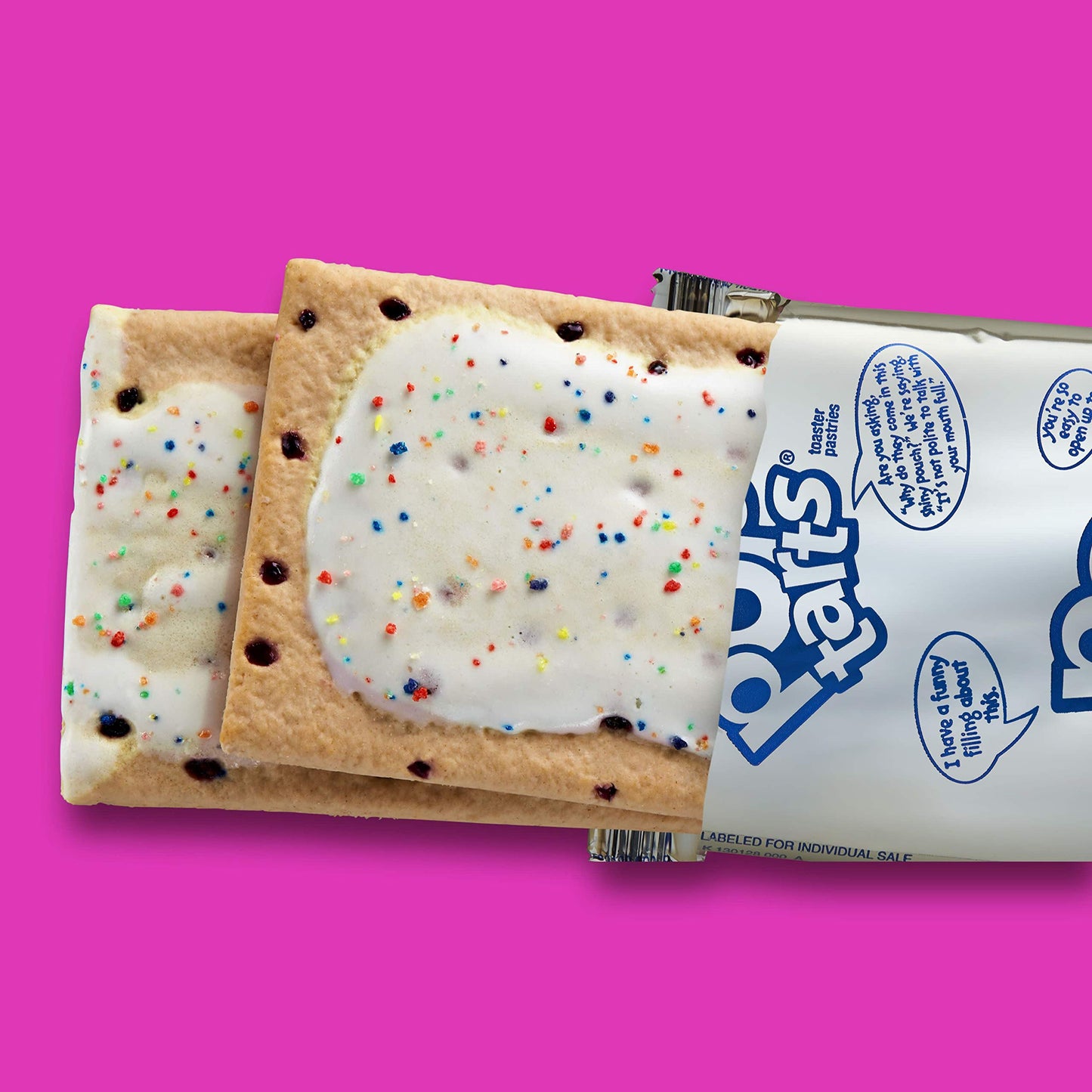 Pop-Tarts Breakfast Toaster Pastries, Frosted Blueberry Flavored, 14.7 Oz (8 Count)