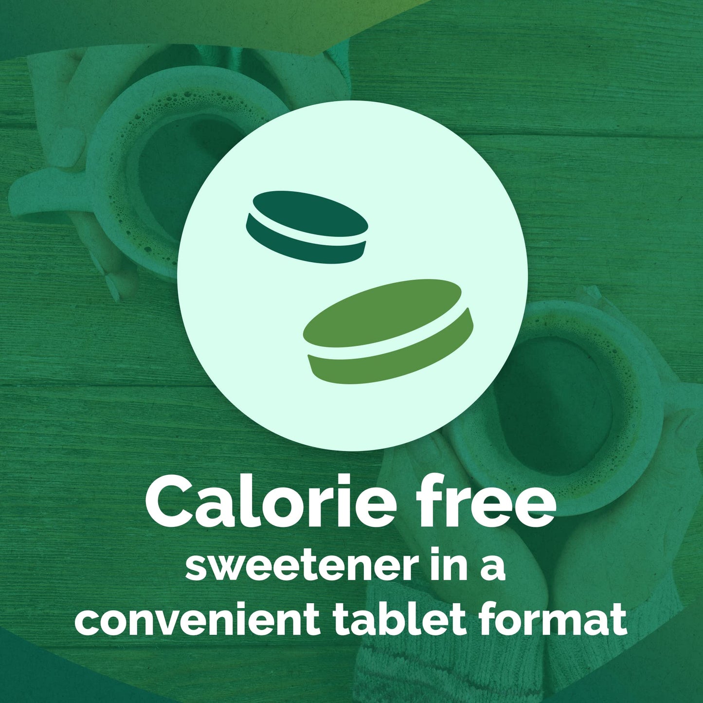 Sweetex Calorie Free Sweetener compact pieces, Model 41-94-829, Size 9.7 cm x 2.9 cm x 14.6 cm
