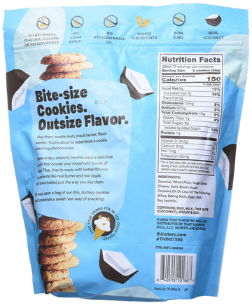 Thinsters Toasted Coconut Cookie (19 Oz) Pack of 2