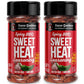 Sauce Goddess BBQ Sweet Heat Spice Shaker (2-Pack) - BBQ Rub with Brown Sugar and Has a Nice Garlic Flavor. Combination of Spicy