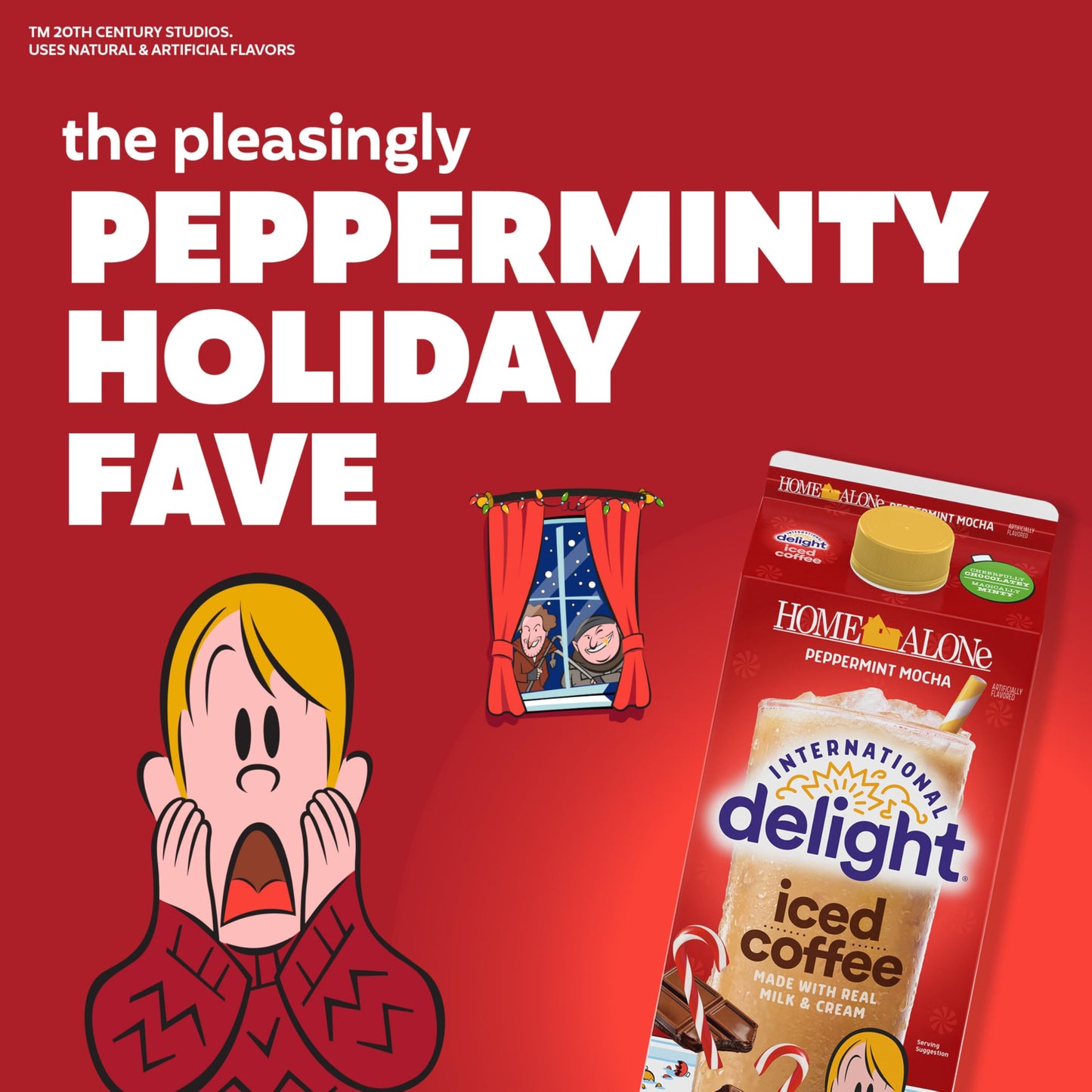 International Delight Home Alone Peppermint Mocha Iced Coffee, 64 Oz.