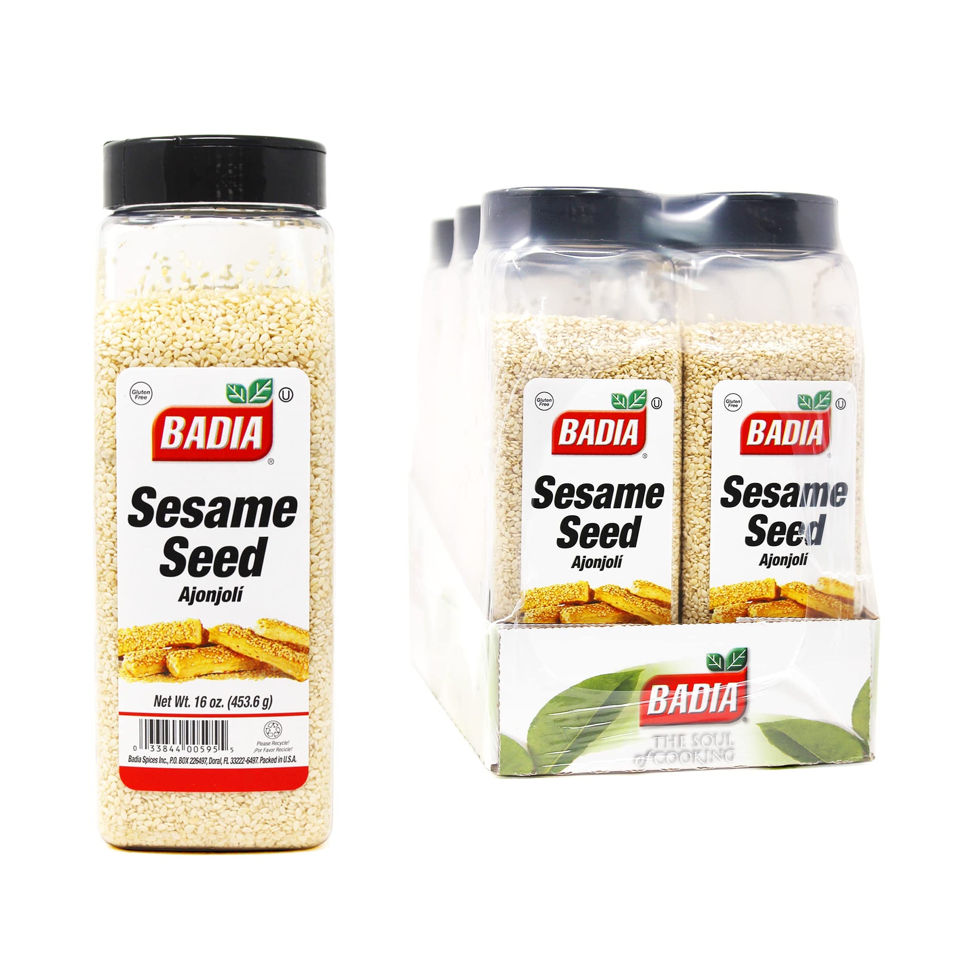 Badia Sesame Seed Hulled, 16 Ounce (Pack Of 6)