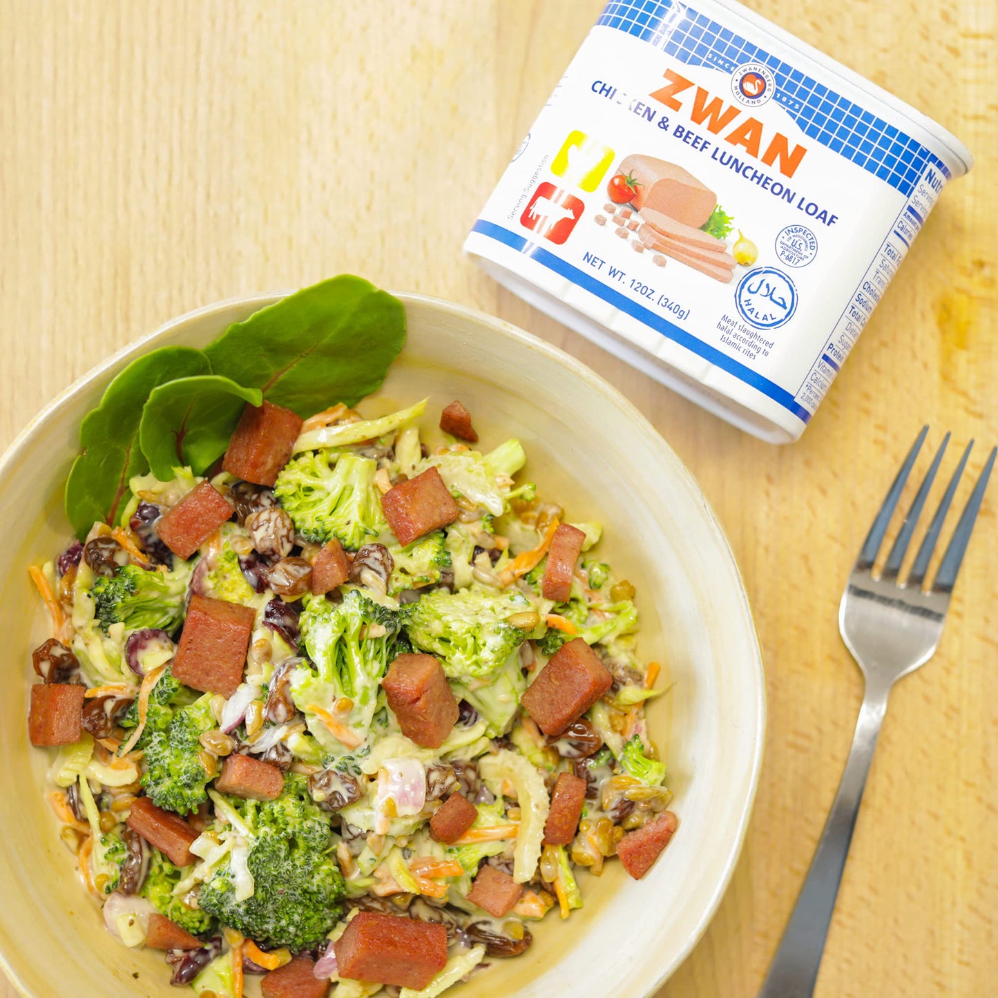 Zwan Luncheon Halal Meat, Chicken/Beef, 12 Ounce