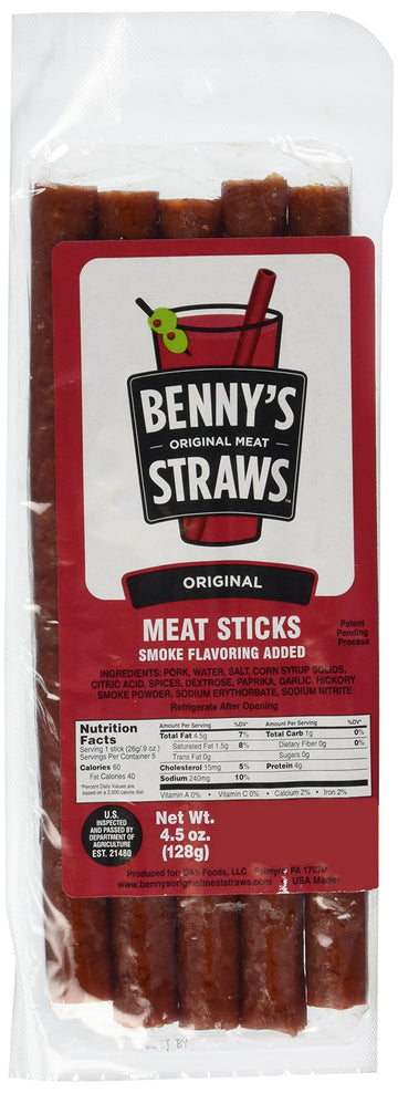 Benny'S Bloody Mary Beef Straws - Pack Of 5
