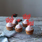 24 Pcs 2024 Graduation Cupcake Toppers Glitter Class Of 2024 Congrats Grad Cap Diploma Cupcake Picks 2024 Graduation Theme Party