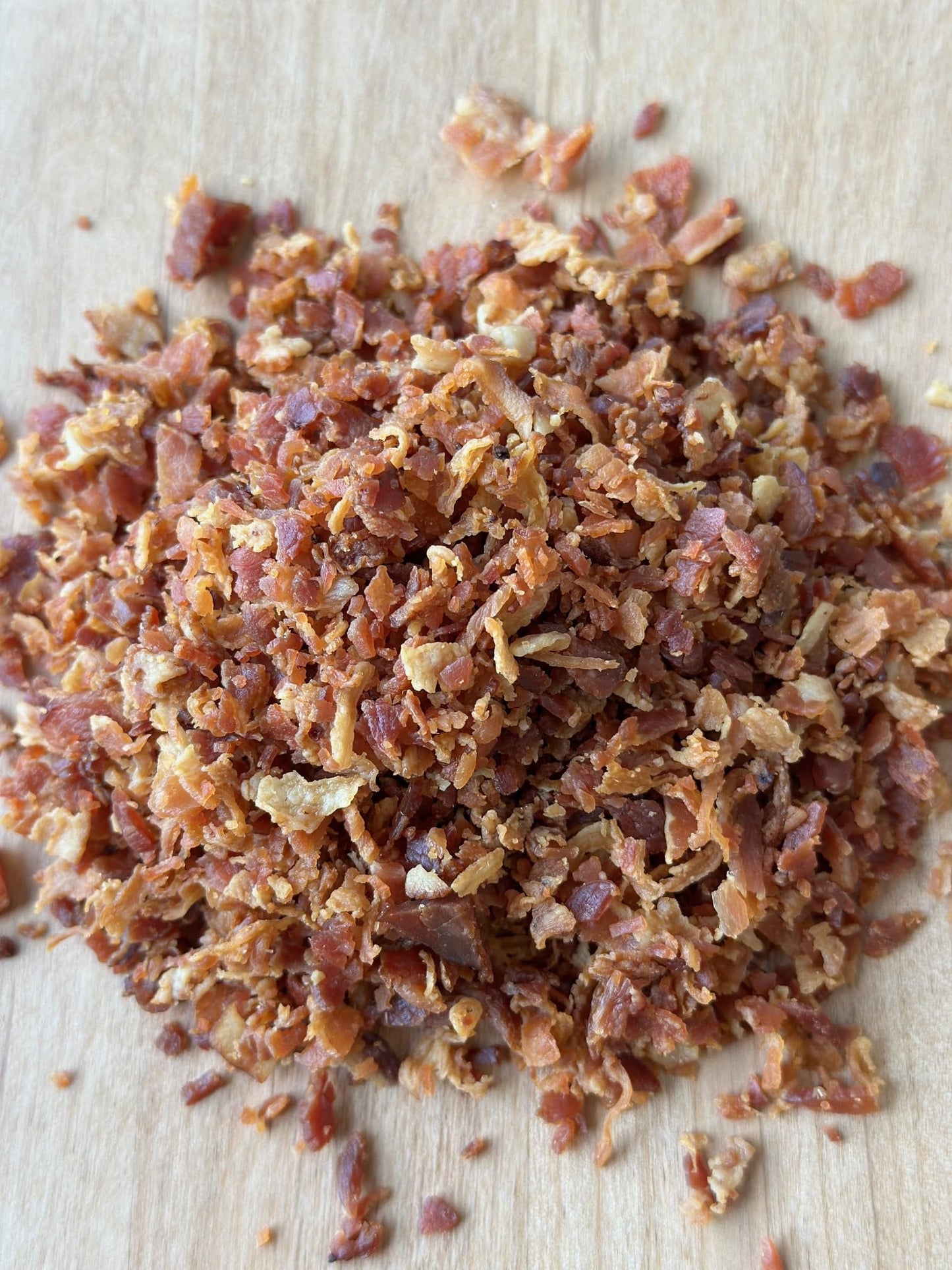 Uncured Bacon Bits - Natural Sea Salt Seasoned, Fully Cooked, Gluten-Free, No Added Nitrates or Nitrites, 3 oz - Keto & Paleo Fr