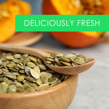 Pumpkin Seeds Pepitas 2 Pounds Roasted & Lightly Salted | High-Protein Healthy Snack | Resealable Bag For Freshness | Perfect Fo