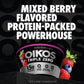 Oikos Triple Zero Mixed Berry Nonfat Greek Yogurt, 0% Fat, 0g Added Sugar and 0 Artificial Sweeteners, Just Delicious High Prote