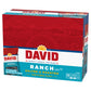 David Roasted And Salted Sunfower Seeds, Ranch Flavor, 1.625Oz. (Pack Of 12)