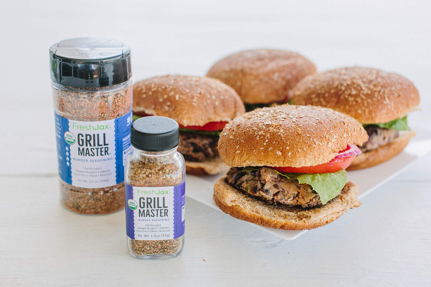Freshjax Organic Burger Seasoning (5.5 Oz) - All-Purpose Hamburger Spice Rub For Grilling, Bbq, Steak, Smash Burgers & Beef
