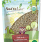 Food to Live Organic Cracked Rye Berries, 4 Pounds - Non-GMO. Crushed & Sifted Groats. Raw, Vegan, Kosher, Bulk. Broken Whole Gr