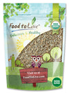 Food to Live Organic Cracked Rye Berries, 4 Pounds - Non-GMO. Crushed & Sifted Groats. Raw, Vegan, Kosher, Bulk. Broken Whole Gr