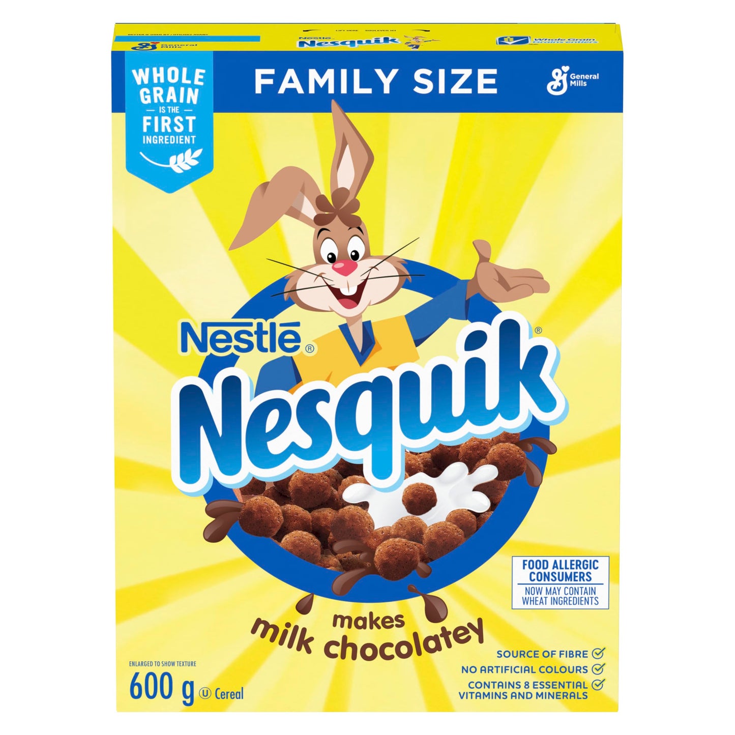 Nesquik Chocolatey Cereal, 600 Gram {Imported from Canada}