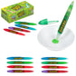 Juicy Drop Sour Gel Pen Candy Variety Pack Of 12 - Assorted Fruity Flavors Sour Candy - Ideal For Kids Parties, Birthdays & Celebrations - Individually Wrapped, Fun Sour Gel Candy