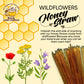 R.U.S. Candy Honey Sticks - 25 Pack Single Serve Stir Sticks, Natural Wildflower Flavor