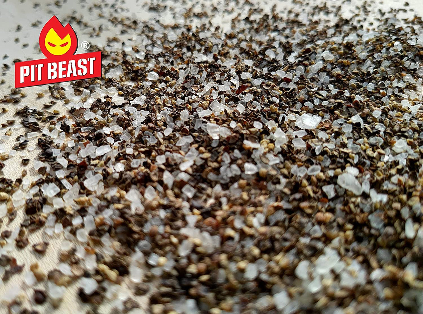Pit Beast Coarse AF Salt and Pepper Spice Blend Dalmatian BBQ Rub | THE COARSEST SALT AND PEPPER | Steaks, Brisket, Chicken, Bur