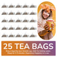 Brewix, Pumpkin Spice Black Tea (25 Pyramid Tea Bags) | Fall Tea | Halloween Tea | Warm And Spicy Tea
